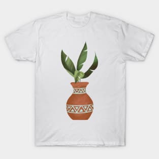 Banana Leave in Terracotta Pot T-Shirt